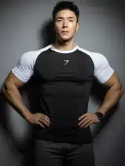 Gymshark Men's Summer Athletic Casual Running Gym Training Stretch Quick-Dry Base Layer Short Sleeve T-Shirt