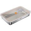 Germany SSGP Dumplings Frozen Box Food Grade Dumplings Special Tray 316 Stainless Steel Refrigerator Storage Box