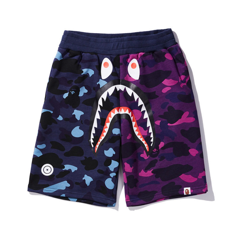 A new summer cross-border eyebrow, 3D digital-printed shorts for shark heads, couples, men and women, Japanese tides.