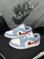 Aj1 pure original-white light blue