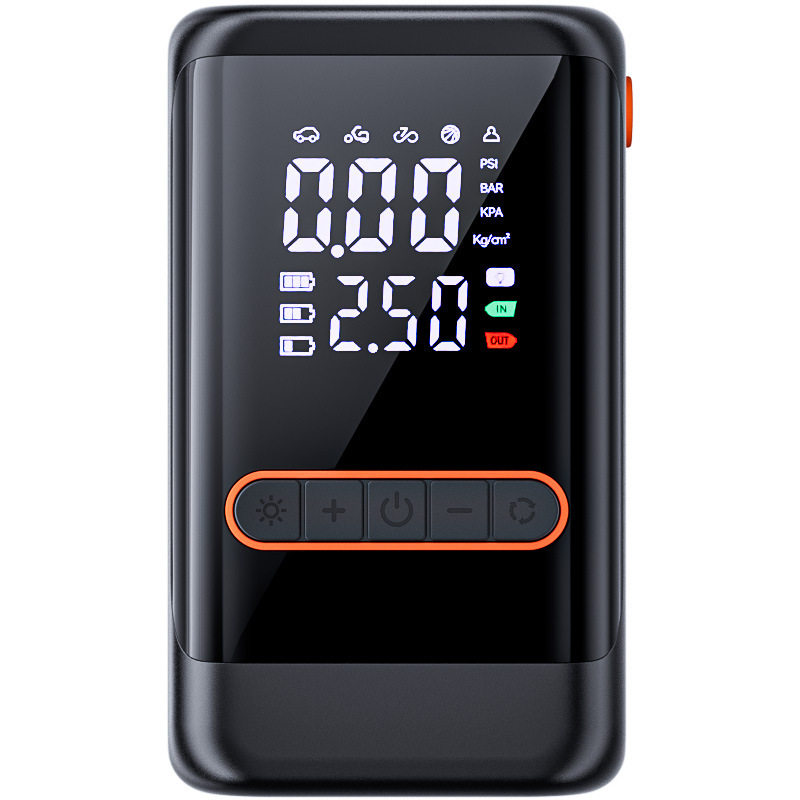 Car Air Pump Car Air Pump Car Tire with Tire Pressure Measurement Bicycle Electric Vehicle Portable Pump