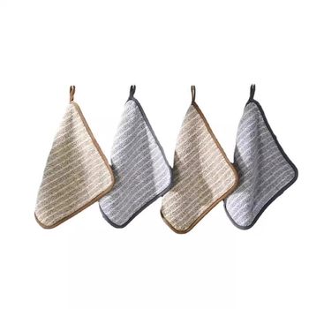 Dish cloth for kitchen lint-free absorbent oil-removing bamboo fiber dish towel cloth oil-free easy-to-clean towel oil-absorbing