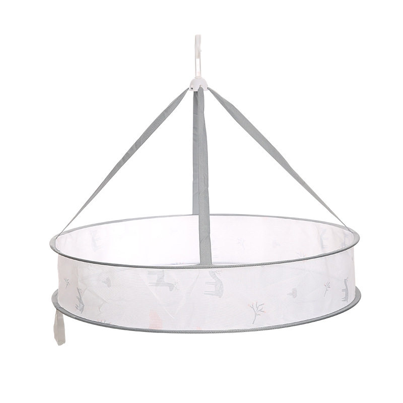 Direct Supply of Coarse Mesh 70g Foldableable Multi-Layer Clothes Basket Woolen Sweater Clothes Basket Clothes Drying Net Household Drying Basket