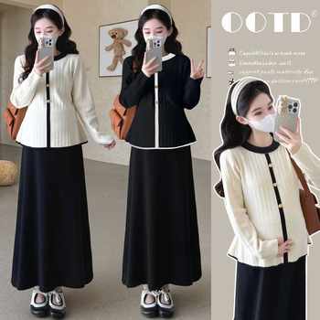 Actual Shot~2025 New Autumn and Winter Fashionable Elegant Age-Reducing Small Fragrance Top + Adjustable Skirt Suit