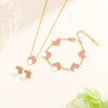Three-piece set [pink]