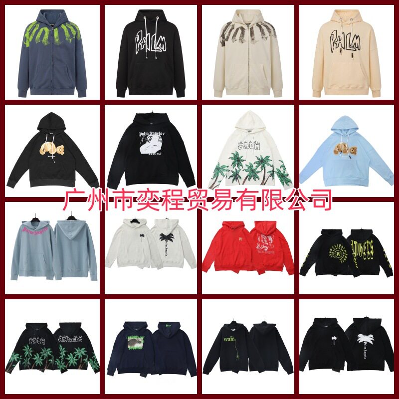 เสื้อฮู้ดแขนยาว ลายหมีไร้หัว ปักลายตัวอักษร Pa ของ Palm Angels ทรงหลวม ใส่สบาย สำหรับทั้งชายและหญิง