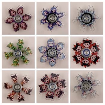 Cross-Border Fidget Spinner Nezha 2 Magic Child Naughty 2 Cartoon Star Fidget Spinner Anime Acrylic Gift