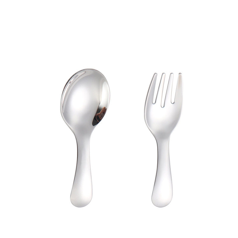 Internet Famous Creative Short Handle Small Spoon Stainless Steel Mini Children's Dessert Ice Cream Ice Cream Tea Coffee Milk Powder Spoon