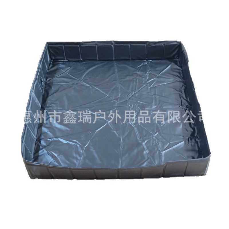 Outdoor Foldable Water Tray Thickened Wear-Resistant Tent Shower Water Tank Square Mountain Camping Water Storage Tank