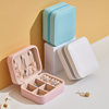 PU Leather Simple Jewelry Box Earrings Creative Portable Jewelry Storage Box Earrings Earrings Ring Small Jewelry Box