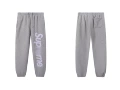 E2624 gray (sup embroidered patch letter trousers)