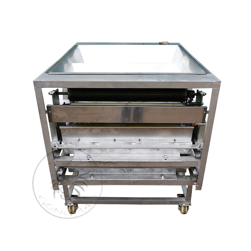 Stainless Steel Nut Sheller Double-Layer Abalone Walnut Pecan Almond All-In-One Opening Equipment