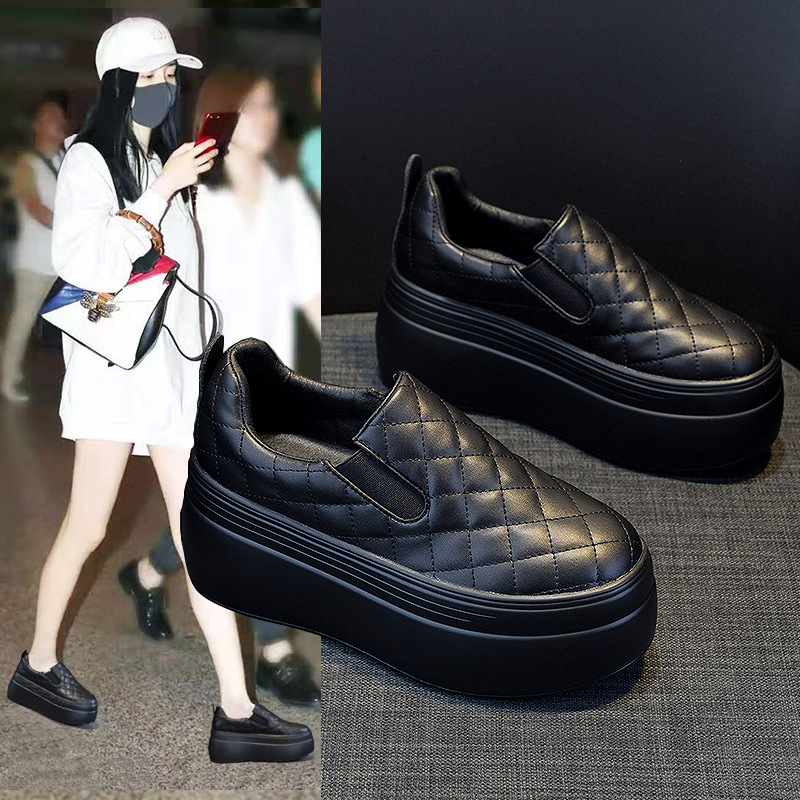 Giày Thể Thao Tăng Chiều Cao Nữ Đế Cao Hàng Mùa Xuân Thu Đông