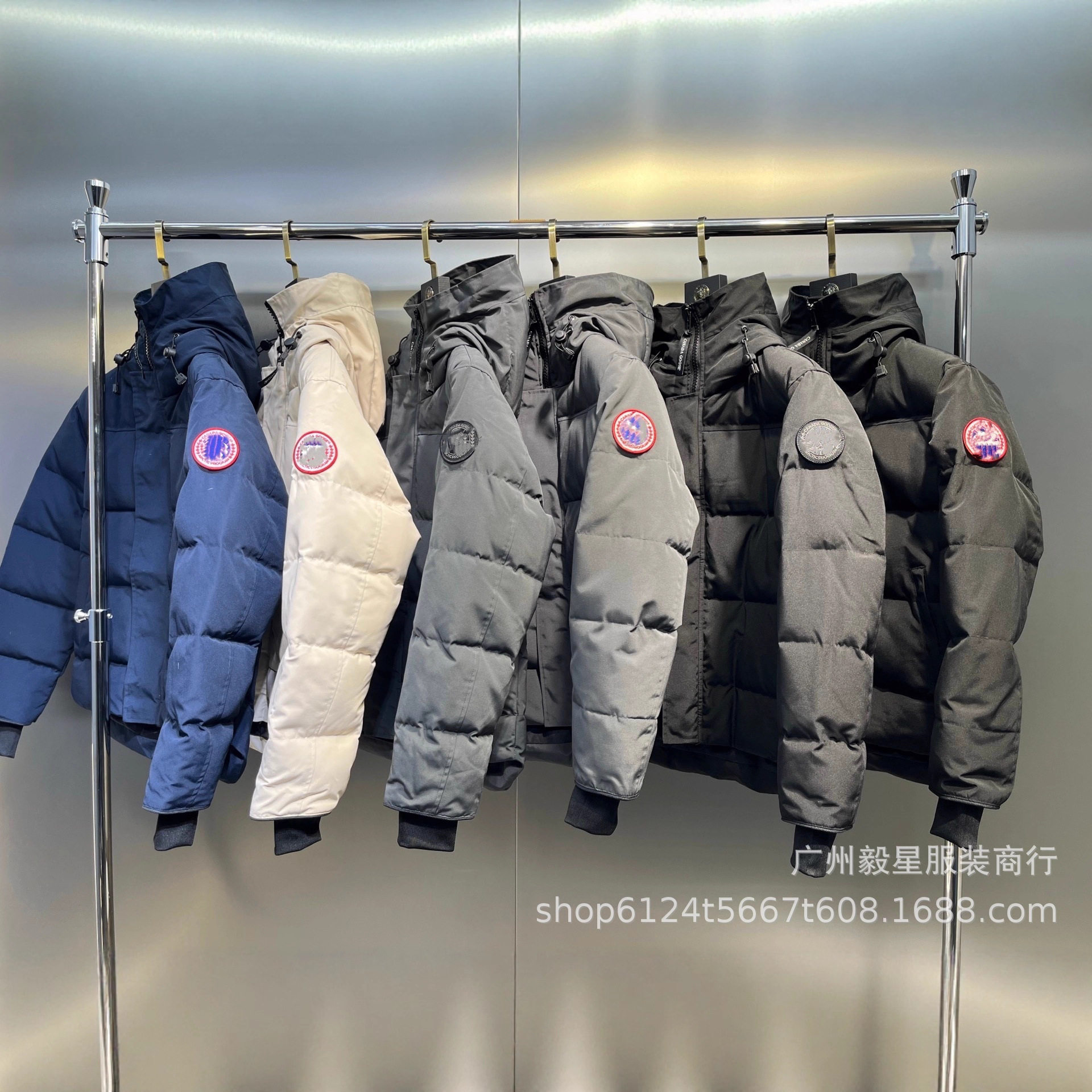 25 Autumn and Winter Models of Big Goose 12 Stand-Up Collar Hooded down Jackets, Outdoor Warm Jackets for Men and Women