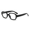 New Korean version of retro small frame glasses frame female red book photo concave shape glasses frame personality flat mirror wholesale
