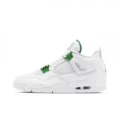 Aj4-white and green buckle