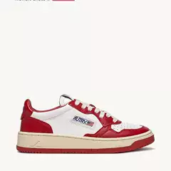 Autry Retro Classic White Sneakers for Women with White Tail - Women's Genuine Leather Flat Board Shoes, Spring New Arrival, Trendy
