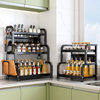 Kitchen Seasoning Storage Rack Household Knife Holder Sticky Board Rack Chopsticks Holder Carbon Steel Kitchen Fit Rack Kitchen Supplies Storage