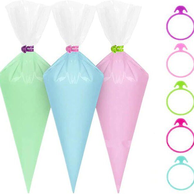 Floral Bag Sealing Silicone Tie Thickened Cream Bag Sealing Rubber Ring Squeeze Bag Auxiliary Ring Leak-proof Ring