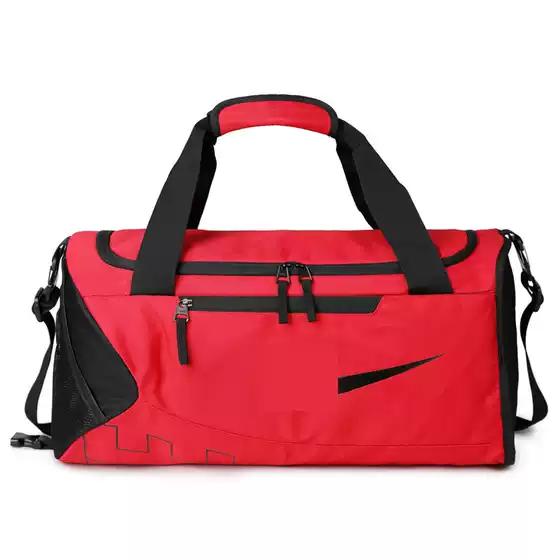 Cross-border large-capacity sports fitness bag Oxford cloth portable luggage bag solid color multi-shoulder travel bag wholesale
