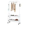 Simple Furniture Clothes Hanger Bedroom Dormitory Removable Clothes Drying Rack with Mesh Frame Household Clothing Storage Coat Rack