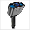 Car mobile phone charger Bluetooth player car cigarette lighter one for three QC3.0 car charger Bluetooth FM transmitter