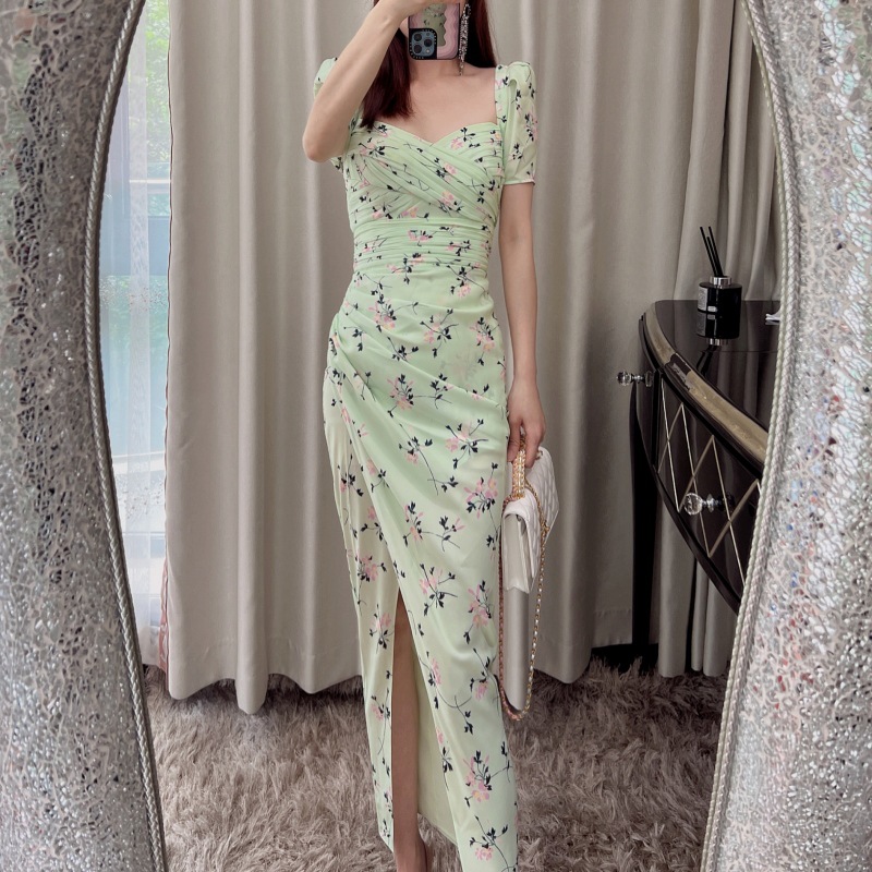 (Mới) Mã A0699 Giá 1640K: Váy Đầm Liền Thân Dáng Dài Nữ Hatdan Sexy Gợi Cảm Sexy Ngắn Tay Họa Tiết Hoa Thời Trang Nữ Chất Liệu G05 Sản Phẩm Mới, (Miễn Phí Vận Chuyển Toàn Quốc).