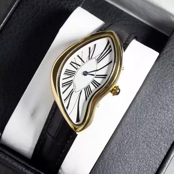 Medieval Crash High-End Export Popular Decoration Retro Twisted Creative Leather Watch Fashion High-End Niche