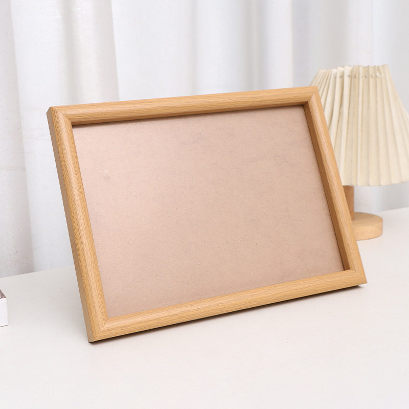 Wooden Solid Wood Stereo Hollow Photo Frame 8 Inch 6 Inch Photo Frame Set Table Solid Wood Picture Frame Frame Inspirational Ornaments