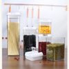 Grain storage kitchen food sealed plastic seven-piece set transparent storage storage tank grain moisture-proof sealed box