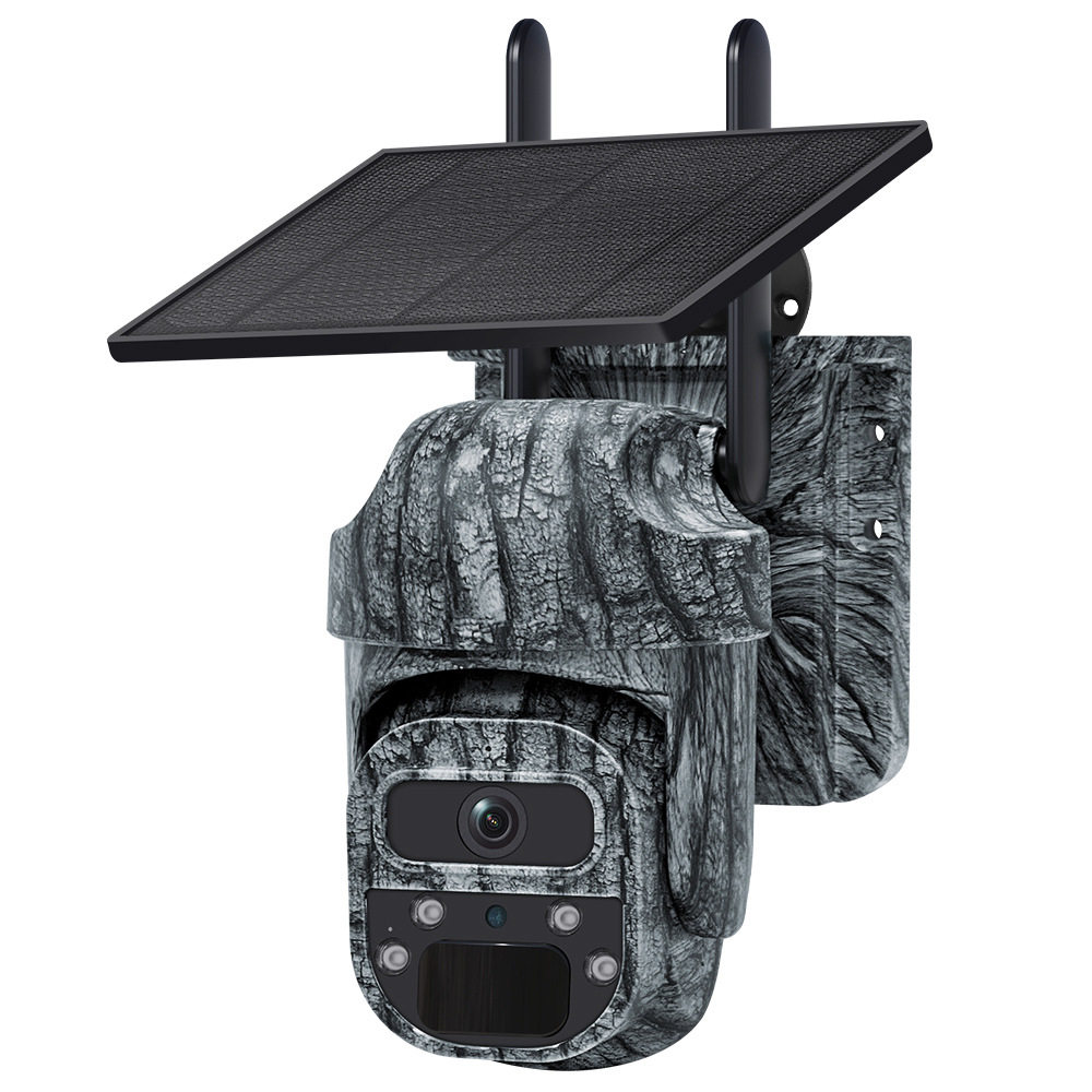 Cross-Border New Product 4g Solar Camera 3Mp High-Definition Outdoor Waterproof Wireless Wifi Camouflage Surveillance Camera