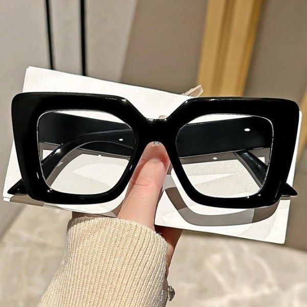 2024 Cross-border New Style Square Large Frame Trendy All-match Fashion Ins Internet Celebrity Same Style Anti-blue Glasses Frame