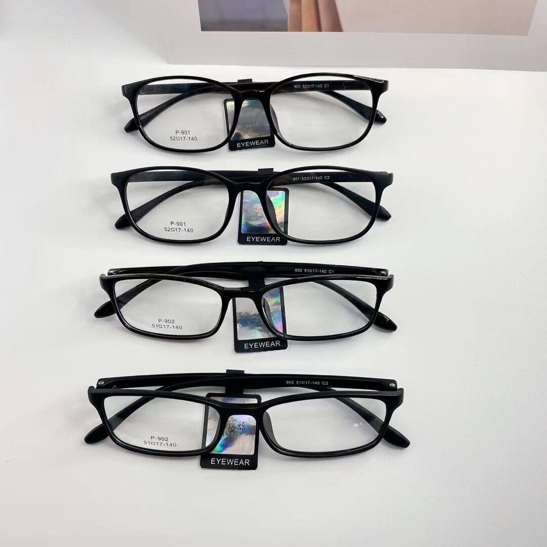 Ultra-light and cheap handling pure black TR90 optical glasses frame presbyopia special frame can be equipped with myopia degree