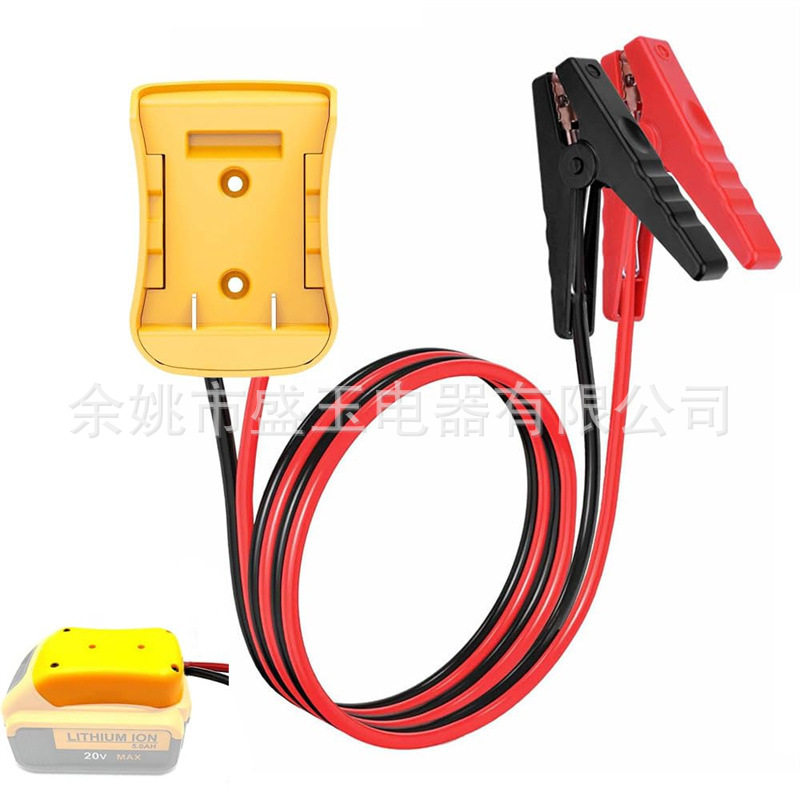 Dewalt Jumper Starter Jumper Cable Power Cord Lithium Battery Adapter Plug Connection Cable