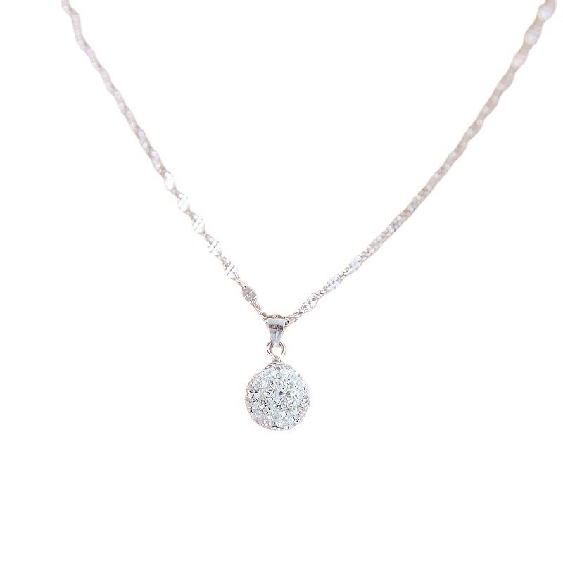 Wholesale Shambhala Necklace Women's Pendant Japanese and Korean Style Clavicle Chain Simple Fashion Trendy All-match Jewelry Gift