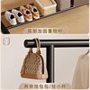 Simple Floor-Standing Clothes Drying Rack for Home Bedroom, Movable Clothes Hanger, Indoor Clothes Rod, Dormitory Single Rod Thickened Rack
