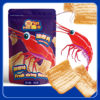[Real Shrimp Meat Add] Fresh Shrimp Crispy Shrimp Slice Zipper Bag Snack Gift Bag Net Celebrity Explosions