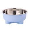 Spot Wholesale Cross-Border New Large-Capacity Stainless Steel Cat and Dog Bowls Removable and Easy to Clean Pet Food Bowls for Cats and Dogs