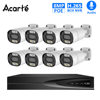 Acarte 8Mp 4K Cctv Camera Kit Full Color Poe Surveillance Camera Set