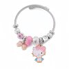 Pink Panjia Bracelet KT Cat Bracelet Cross-border Cartoon Cute Bracelet Pando Hello Kitty Pull Jewelry Factory Wholesale