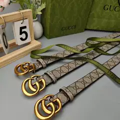 G Brand New Women's Leather Belt Genuine Leather Fashion Simple Belt Versatile Decorative Belt Thin Belt 3.0cm