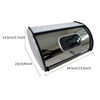 Amazon Kitchen Supplies Explosions Metal Black and White Window Mirror Light Bare Drum Bread Storage Box Jiangmen Kitchen