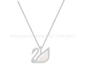 Pearl swan large necklace