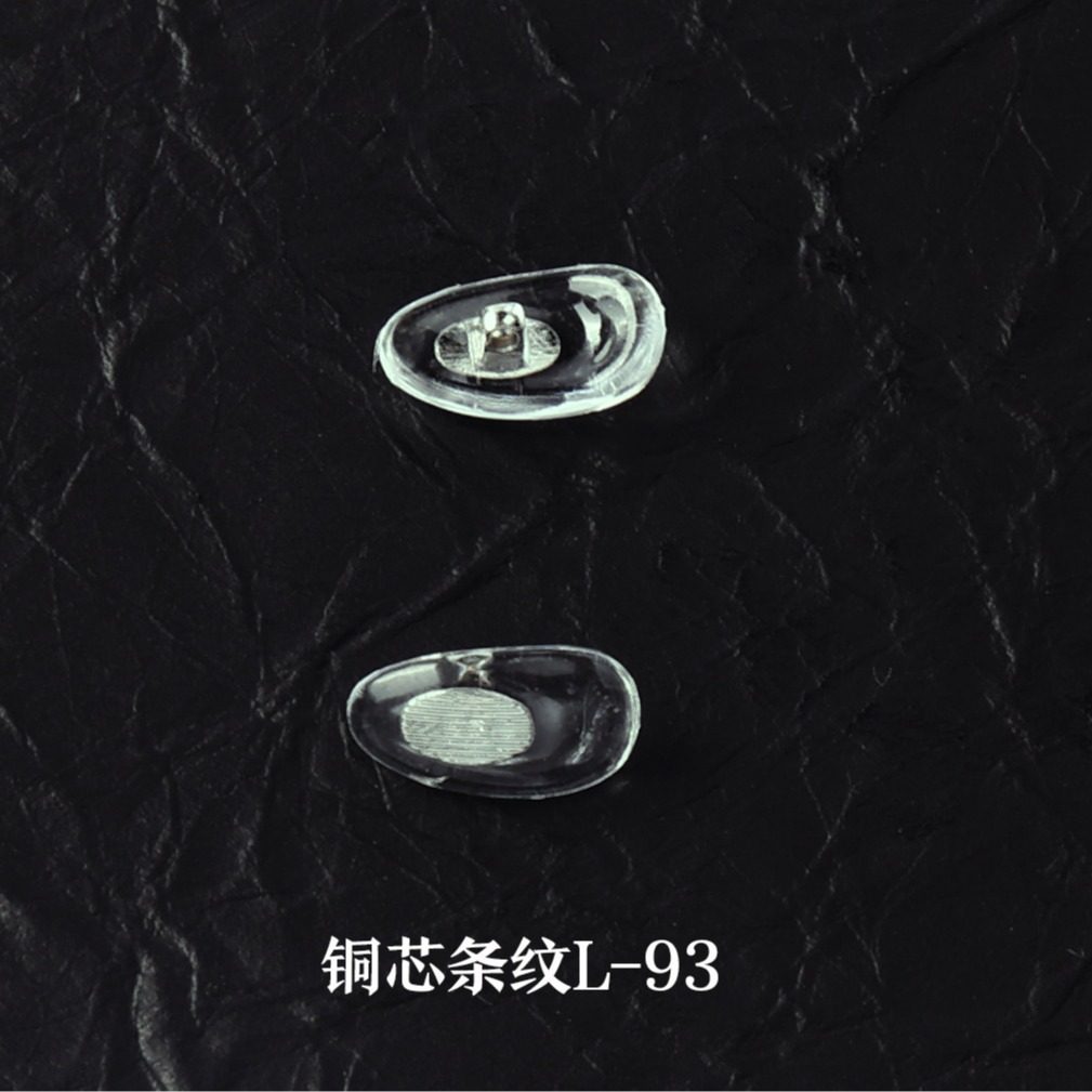 Glasses nose pad mixed wholesale copper core nose pad metal core silicone nose pad twist screw aluminum core frame accessories