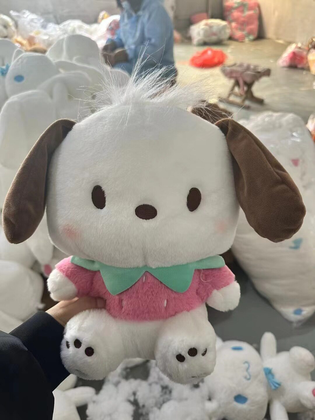 40厘米12寸大号毛绒玩具地推礼品娃娃婚礼互动公仔玩具活动定logo