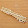 ✅Multifunctional foldable bamboo socks rack household multi-head drying clip windproof pants clip pull hanger two yuan wholesale