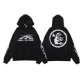 [Pure Cotton Hooded Sweatshirt] DY-w09 Black