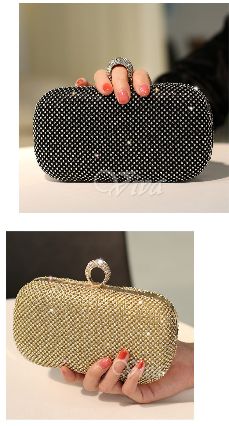 New Model Rhinestone Evening Clutch Bag, Celebrity Dress Evening Bag, Elegant and Sparkling for Ladies 4 undefined