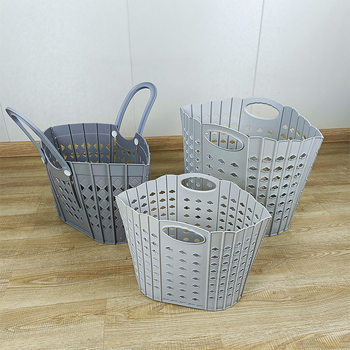 Foldable Dirty Clothes Storage Basket Foldableing Clothes Basket Bathroom Storage Box Spliced Dirty Clothes Basket Rattan Laundry Basket 8868