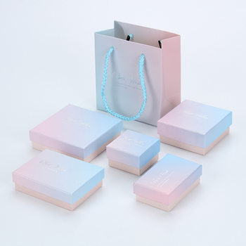 Gradient jewelry box jewelry bracelet jewelry storage box necklace box jewelry box storage box jewelry packaging bag
